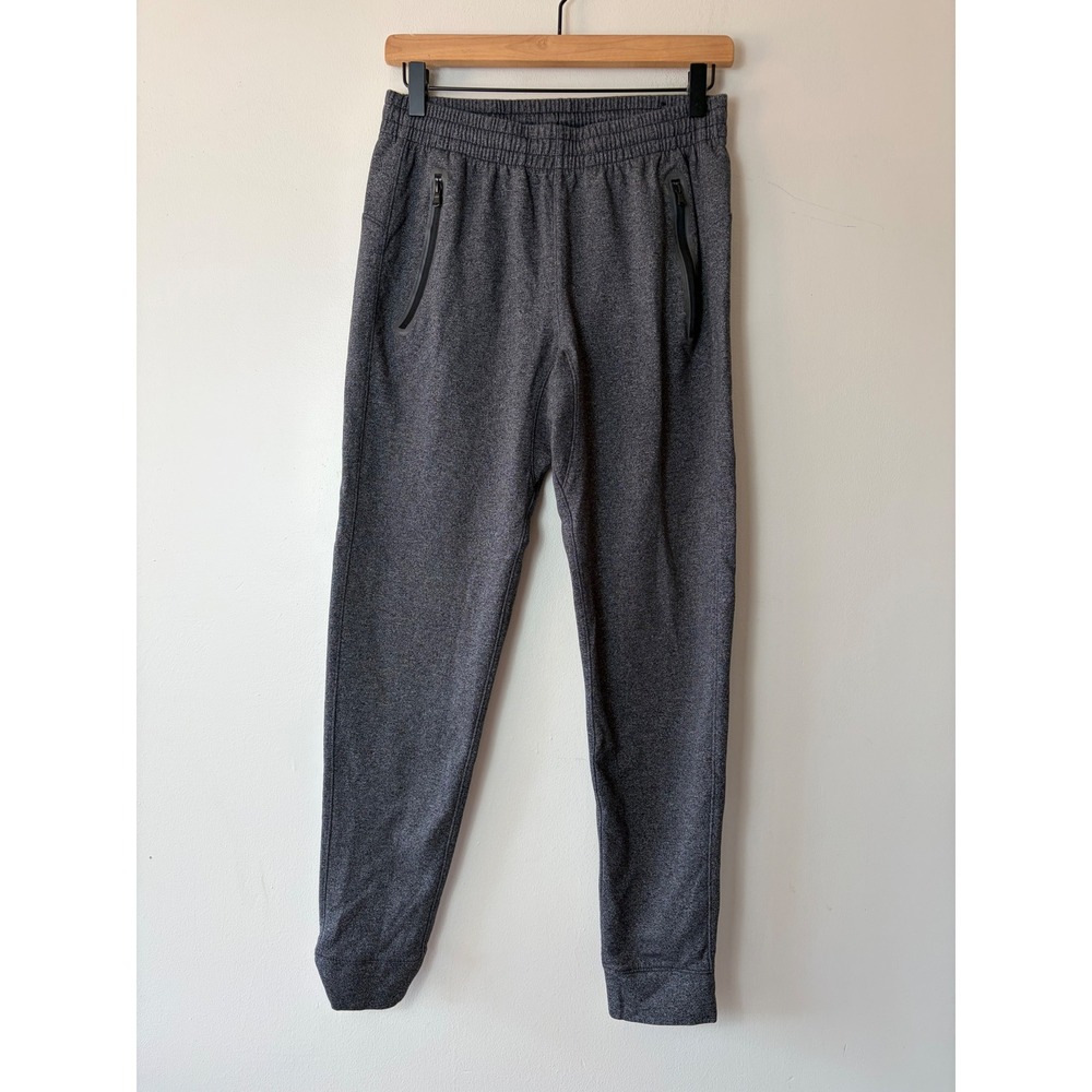Old Navy Active Mens Dynamic Fleece Joggers Heather Gray 4-Way Stretch Small